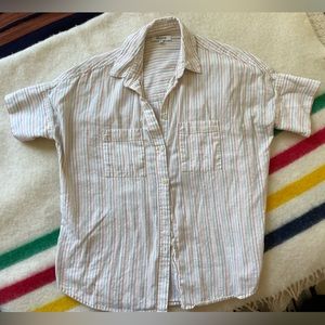 Madewell cotton striped button down